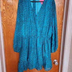 Lilly Pulitzer Alfie Long Sleeve Silk Romper